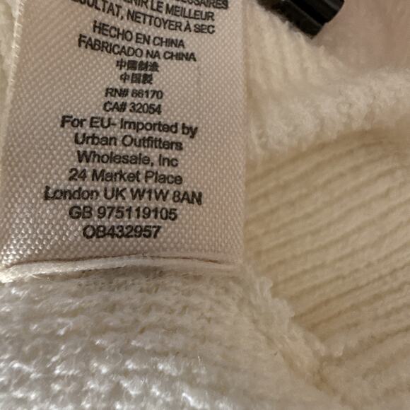 Free People Womens Ottoman Slouchy Tunic Sweater Size XS Ribbed Ecru Ivory Knit - Picture 8 of 8